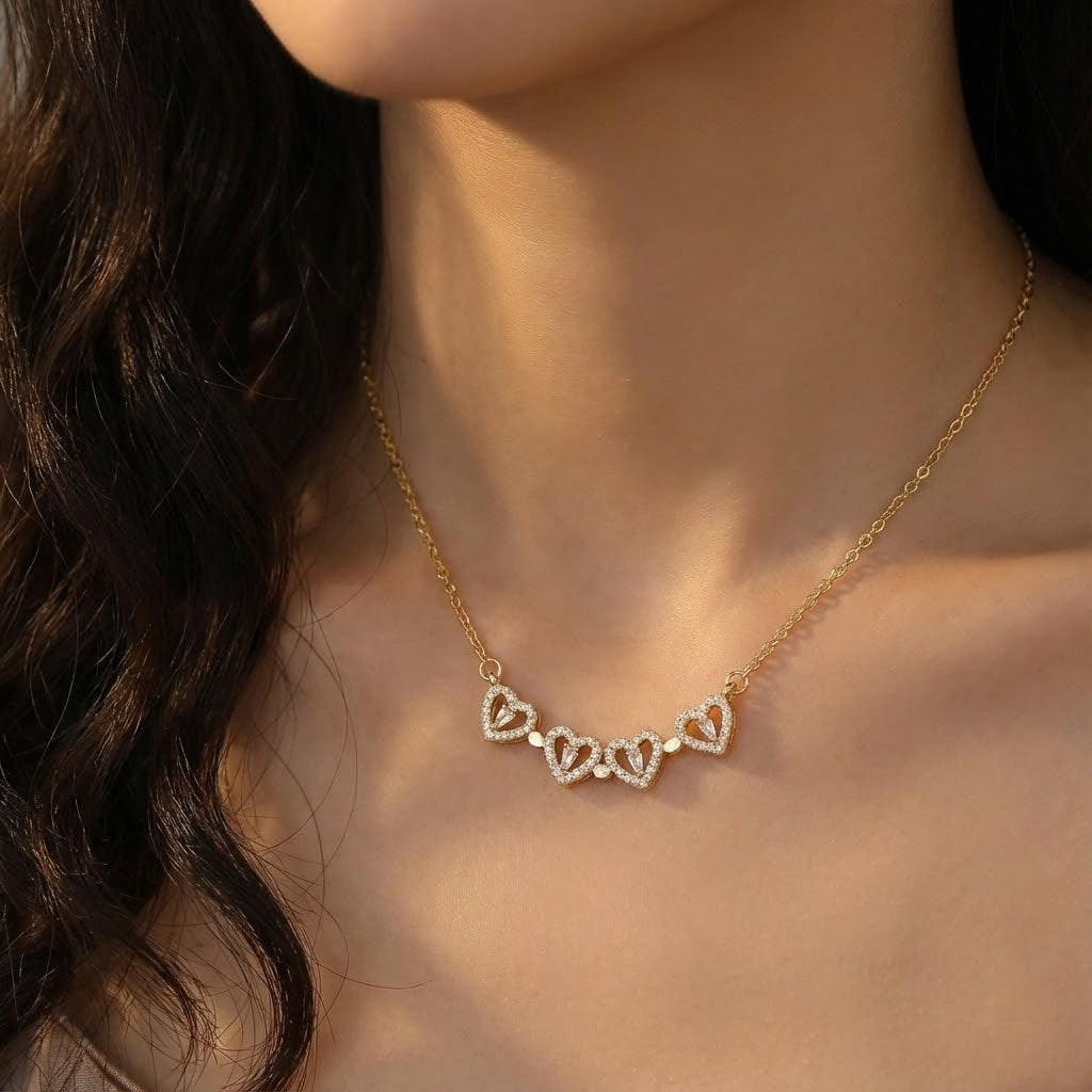 Lumina™ - Collana "Dual Charme" Amore & Fortuna