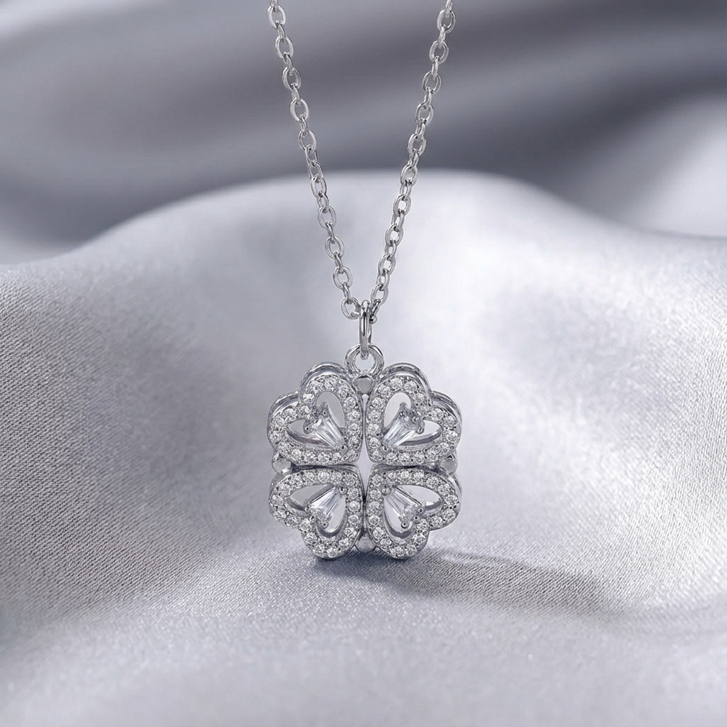 Lumina™ - Collana "Dual Charme" Amore & Fortuna